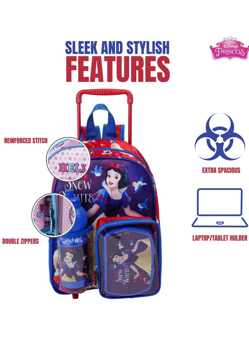 Disney Disney Princess Rose Beauty Trolley 3 In 1 Set 13" I Trolley I Water Bottle I Lunch Box