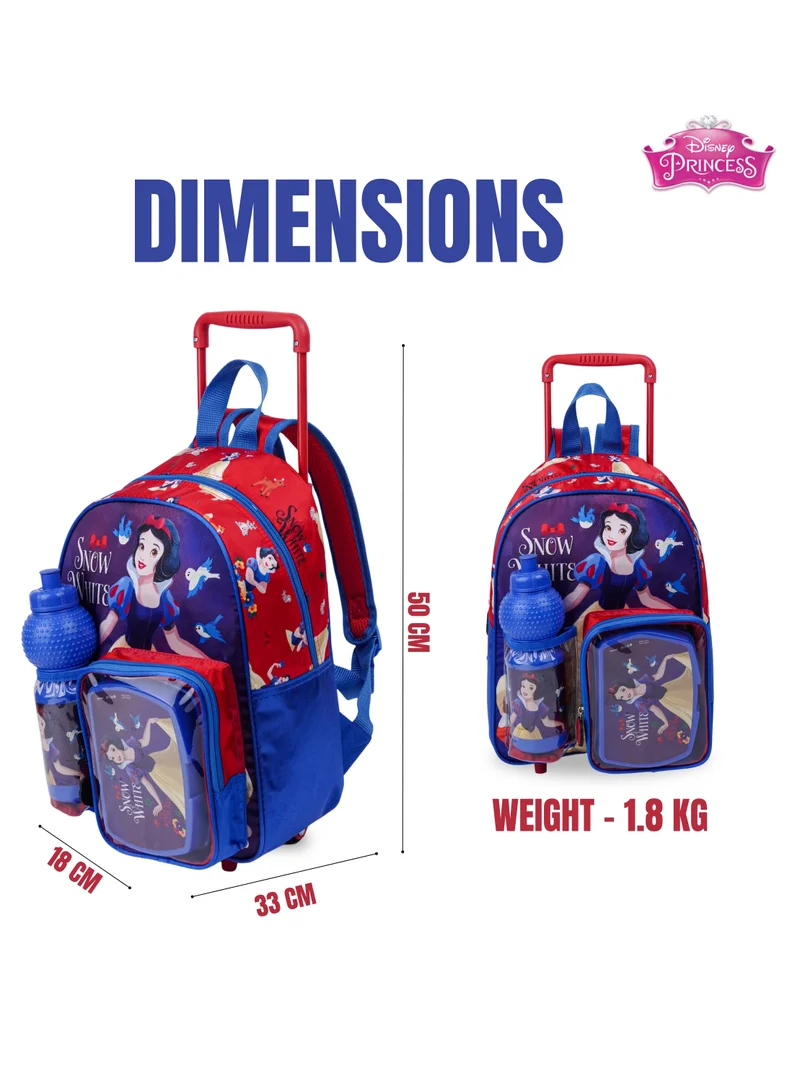 Disney Disney Princess Rose Beauty Trolley 3 In 1 Set 13" I Trolley I Water Bottle I Lunch Box