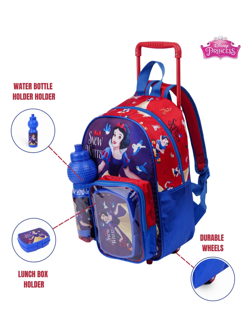 Disney Disney Princess Rose Beauty Trolley 3 In 1 Set 13" I Trolley I Water Bottle I Lunch Box