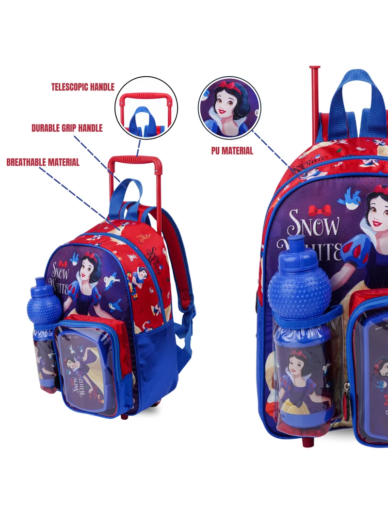 Disney Disney Princess Rose Beauty Trolley 3 In 1 Set 13" I Trolley I Water Bottle I Lunch Box
