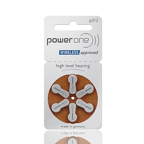 FCS بطارية سمعية FCS PowerOne حجم P312 زنك هواء خالية من الزئبق (2 شريط إجمالي 12 بطارية) - Image 3