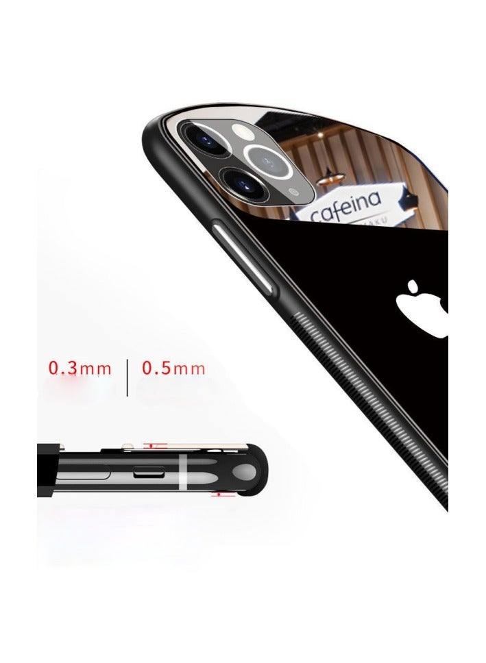 Kannzz Glass Phone Case for iPhone, Makeup Mirror Back Cover with Screen Guard - Image 4