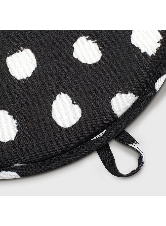 زبون وسادة كرسي، أسود/أبيض، 36 سم - Image 4