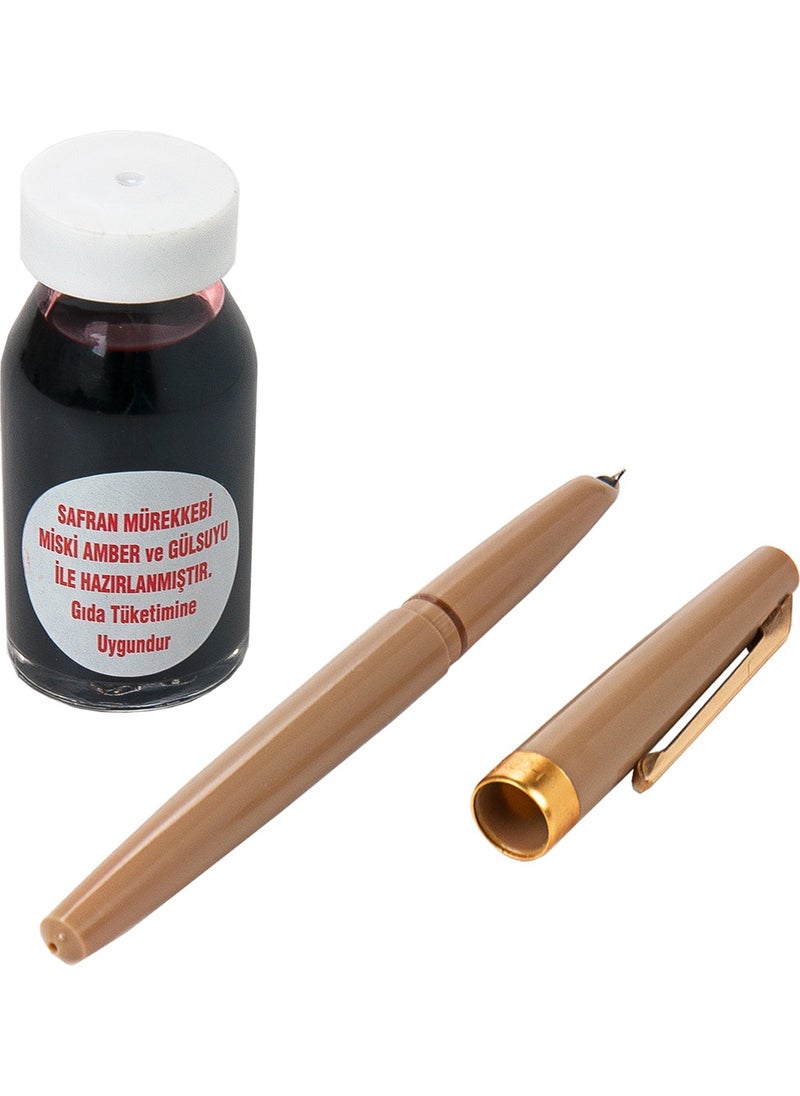 Red Saffron Ink and Brown Saffron Pen Set - pzsku/ZF8E70C6010E2AF2260B8Z/45/_/1725724219/6358e939-1c9b-41ad-8222-5f18c043fca3