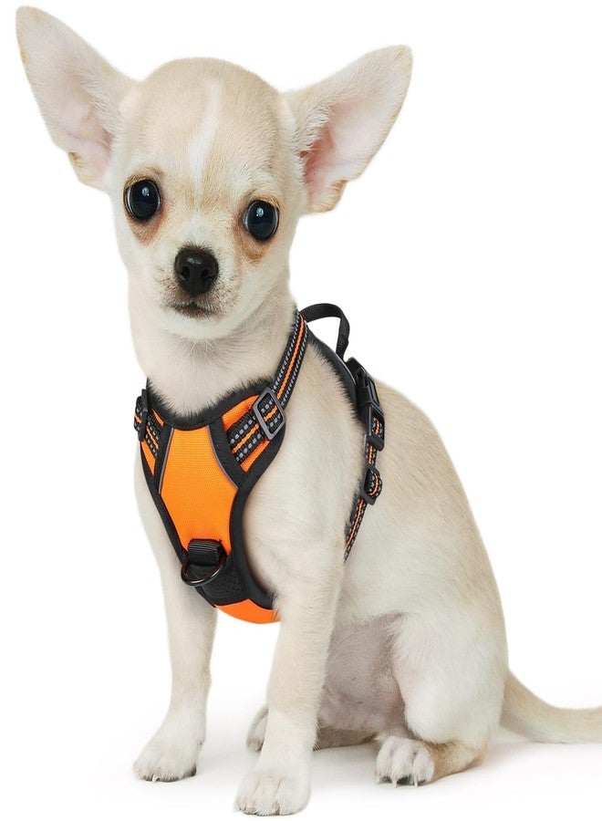 Eagloo Dog Harness for Large Dogs, No Pull Service Vest with Reflective Strips and Control Handle, Adjustable and Comfortable for Walking, No Choke Pet Harness with 2 Metal Rings, Pink & Blue, XL - Image 1