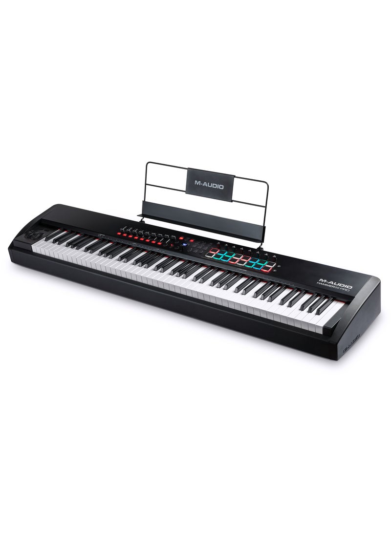 M-Audio Hammer 88 Pro 88-Key Graded Hammer-Action USB MIDI Controller with Smart Controls and Auto-Mapping - Image 2