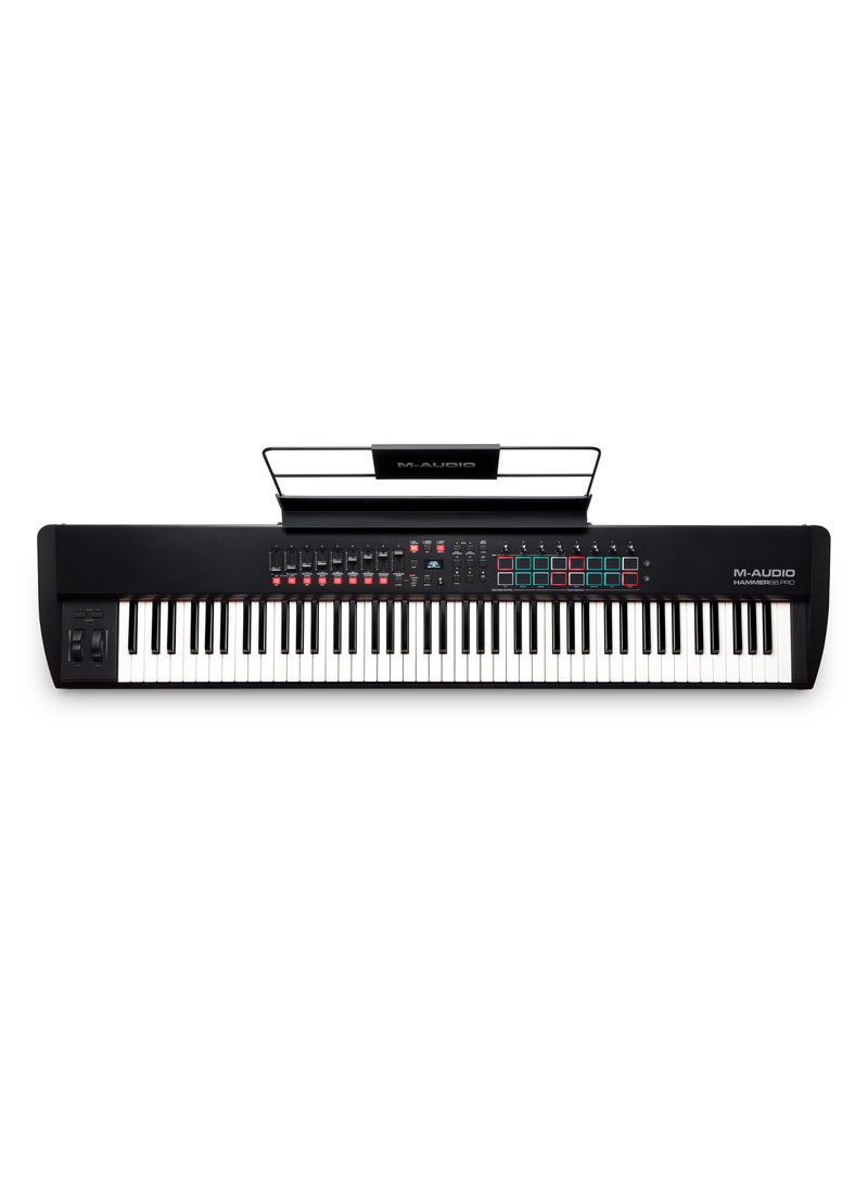 M-Audio Hammer 88 Pro 88-Key Graded Hammer-Action USB MIDI Controller with Smart Controls and Auto-Mapping - Image 3