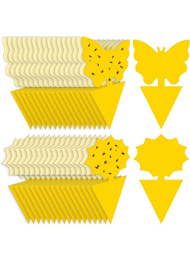 Fruit Fly Traps Fungus Gnat Traps Yellow Sticky Bug Traps 36 Pack Non-Toxic and Odorless for Indoor Outdoor Use Protect The Plant - Image 1
