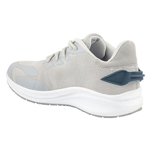 FUEL Royal Men’s Printed Sports Shoes in Lightweight Lace-Up Sneakers with Mesh Upper & EVA Sole | Stylish Running, Walking & Casual Shoes for Men & Boys (Grey,10UK) - Image 3