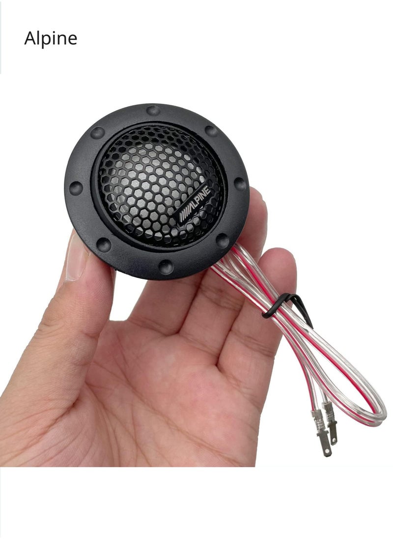 Alpine - Car High Fidelity Stereo Speaker Tweeter Car Modified Car Audio Silk Dome Tweeters - Image 1