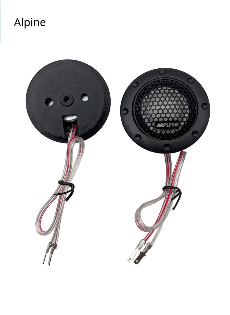 Alpine - Car High Fidelity Stereo Speaker Tweeter Car Modified Car Audio Silk Dome Tweeters - Image 1