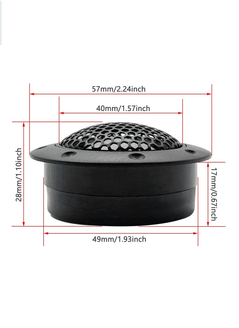 Alpine - Car High Fidelity Stereo Speaker Tweeter Car Modified Car Audio Silk Dome Tweeters - Image 1