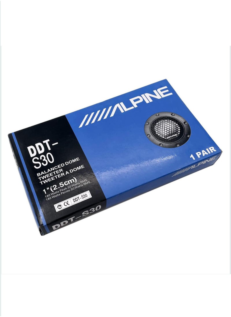 Alpine - Car High Fidelity Stereo Speaker Tweeter Car Modified Car Audio Silk Dome Tweeters - Image 1