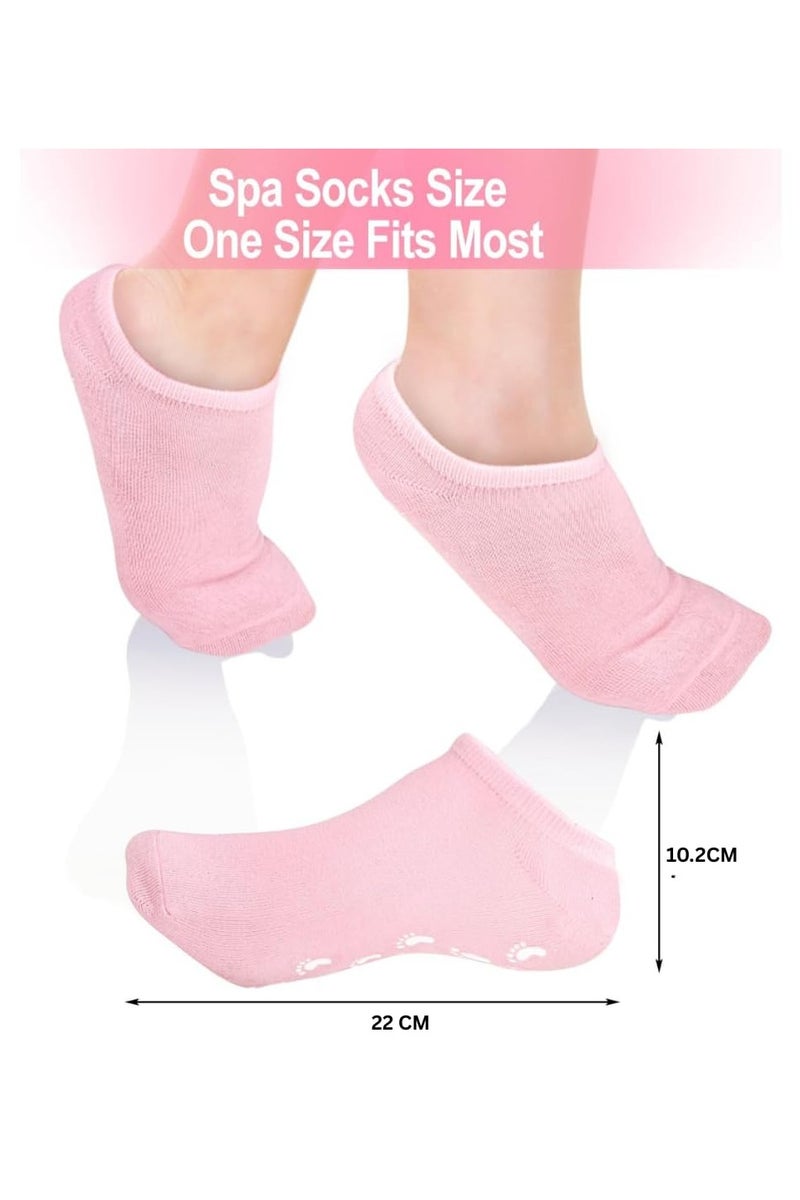 hayapoint Moisturizing Socks, Gel Socks Soft Moisturizing Gel Socks, Gel Spa Socks for Repairing and Softening Dry Cracked Feet Skins - Image 4