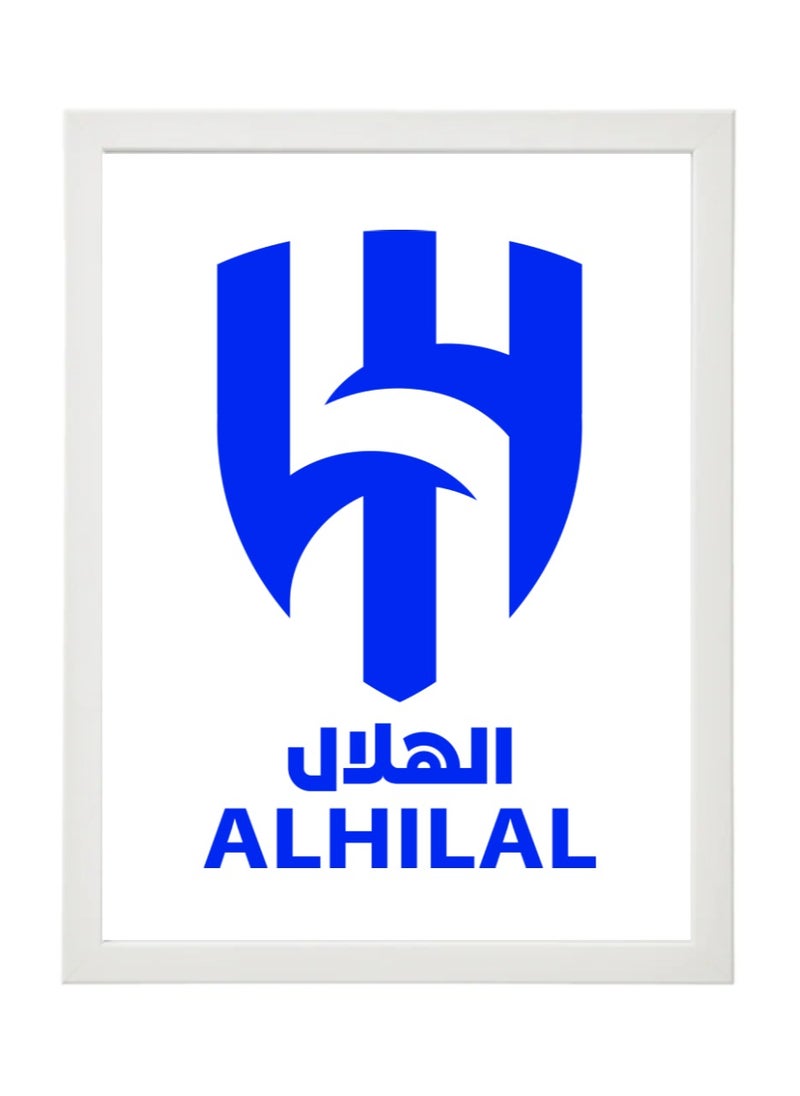 Boomah Accessories - Al Hilal SFC , Soccer Gift , Poster with Frame 30x40cm - Image 1