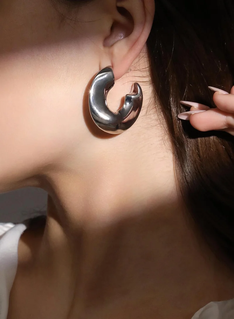 سوهي Women's The Chunky-Swirl Hoop Earrings
