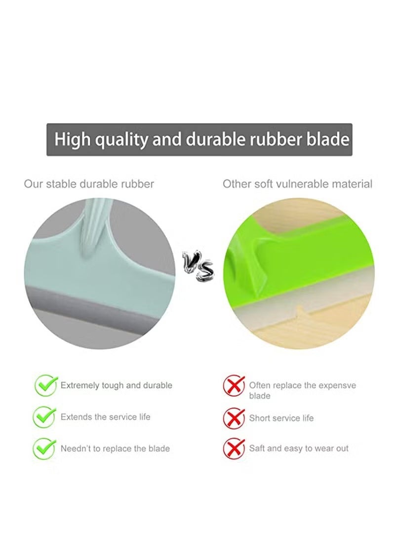 3 Pack of Squeegee for Shower, Hand Held Rubber Glass Shower Squeegee, with Hanging Hole Squeegee for Shower, Glass Door, Car Windows, Multifunctional Squeegee Tool - Image 5