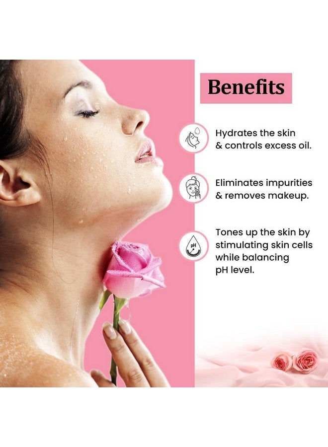 Edith Natural's Pure & Natural Rose Water/Skin Toner - Pack of 200ml - Steam Distilled - Gulab Jal - Organic - Chemical Free - Image 5