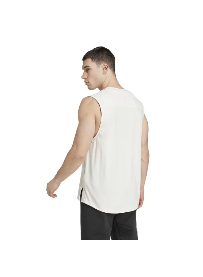 adidas Puremotion Tank M White Training Tops For Men