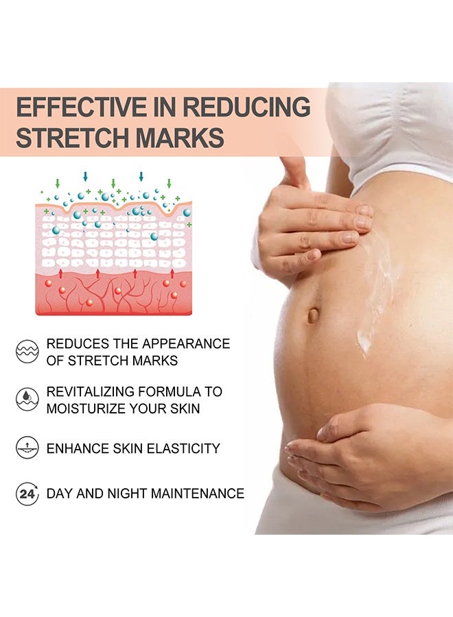 wiieey Snail Essence Pregnancy Stretch Mark Cream, Stretch Marks And Scar Removal Cream For Pregnancy, Stretch Marks Scar Belly Creams For Wrinkles 60ml - Image 4
