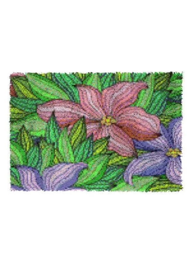 Loquat DIY Latch Hook Kits Rug Embroidery Carpet Set with Crochet Needlework Crafts Shaggy Latch Hook Kit for Kids Beginners  - Image 1