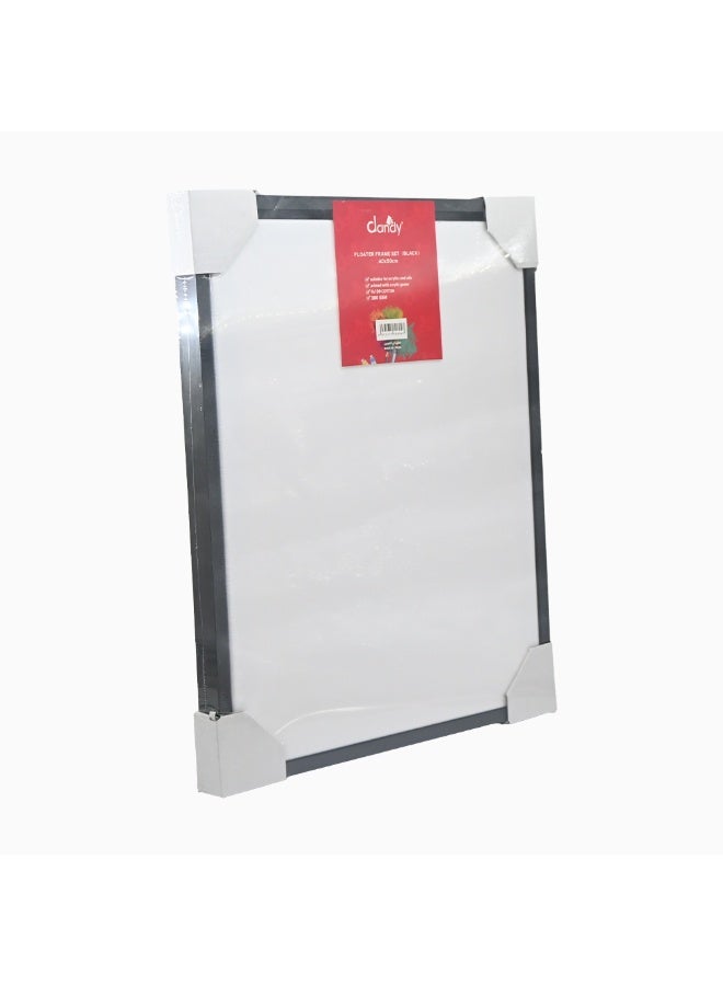 DANDY White canvas print with black frame, 40*50 cm - Image 2