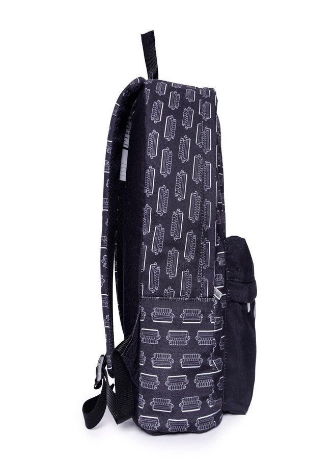 ASTRID Friends Printed Backpack For Girls Medium Size With 2 Zipper Compartment - Image 3