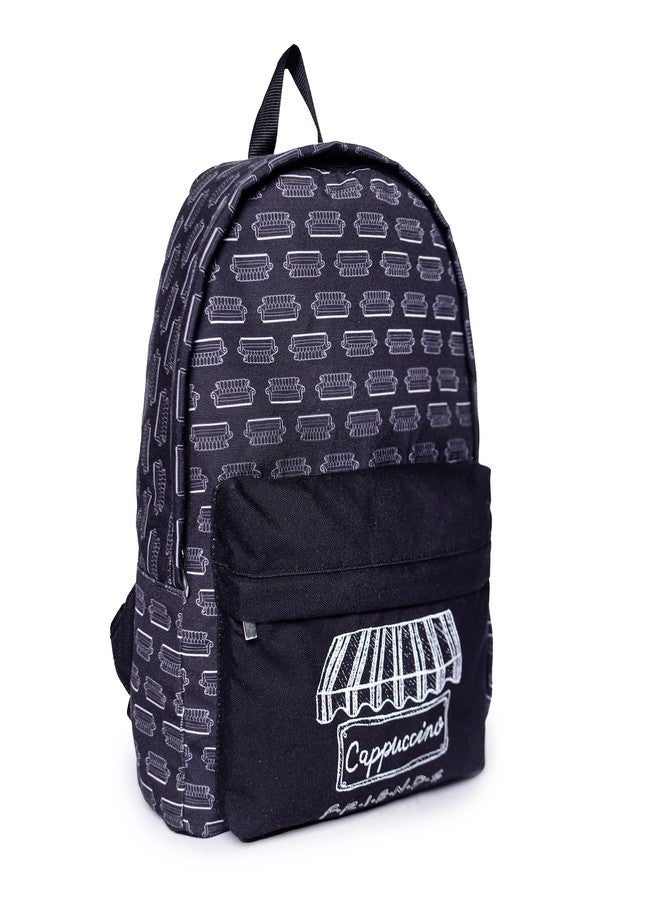 ASTRID Friends Printed Backpack For Girls Medium Size With 2 Zipper Compartment - Image 2