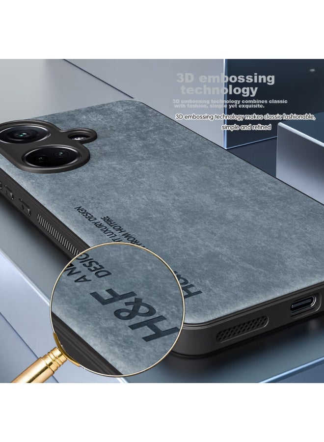 Hotfire Phone Case For Oppo K11, Oppo K11 Protective Cover, Upgraded Skin-like Lambskin Matte Lens Full Protection, Personalized Silicone Case For Men And Women - Midnight Black - Image 3