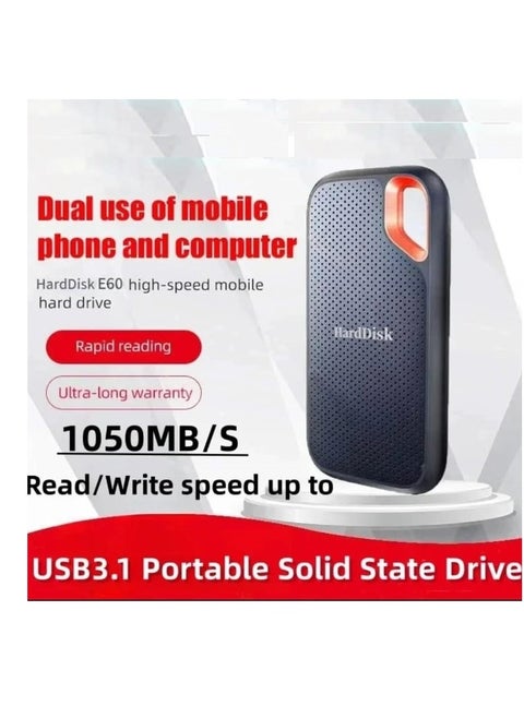 قرص صلب محمول 8 تيرا بايت SSD عالي السرعة قرص صلب خارجي SSD محمول لسطح المكتب للكمبيوتر المحمول.