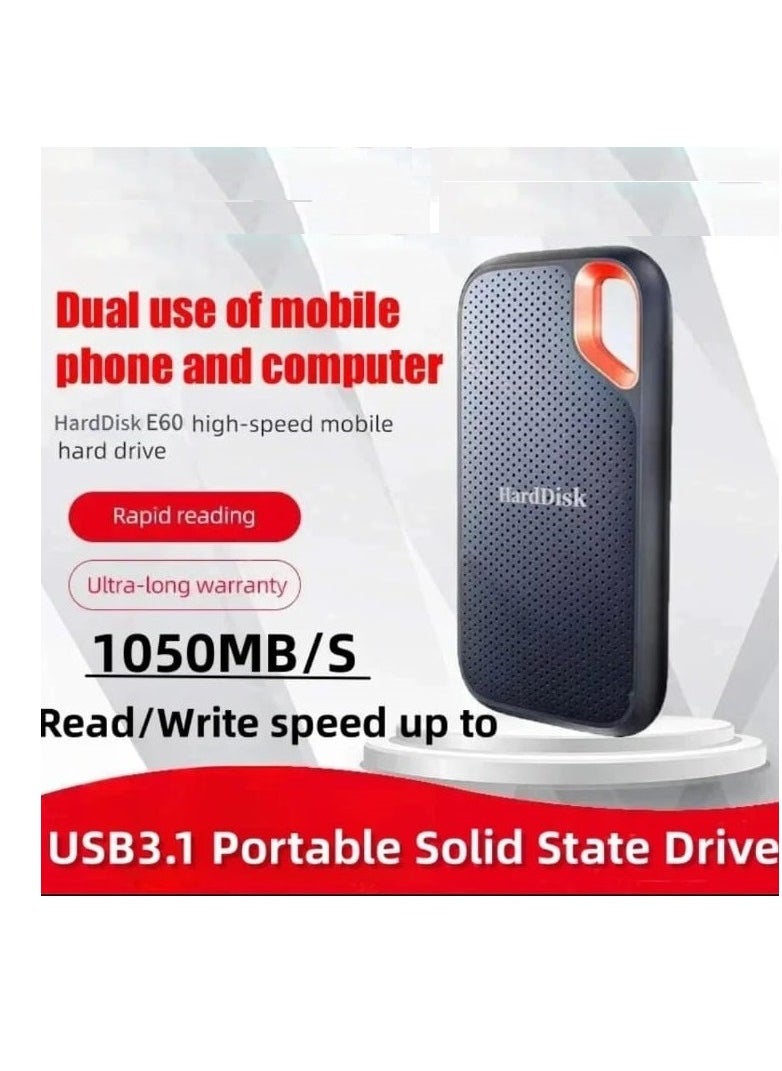 قرص صلب محمول 8 تيرا بايت SSD عالي السرعة قرص صلب خارجي SSD محمول لسطح المكتب للكمبيوتر المحمول.