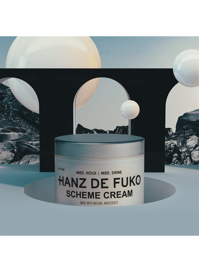 hanz de fuko كريم سكيم - كريم تصفيف الشعر الفاخر للرجال - ثبات متوسط، لمعان متوسط - مكونات عضوية معتمدة، 2 أونصة. - Image 5