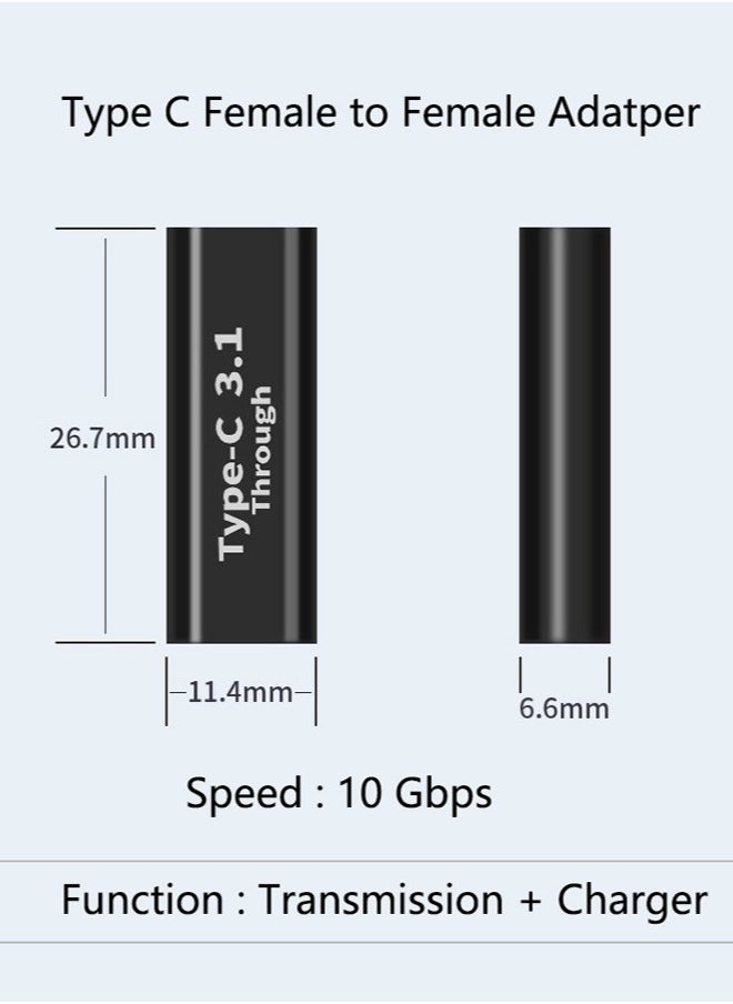 chiteng type c female to female adapter  - Image 2