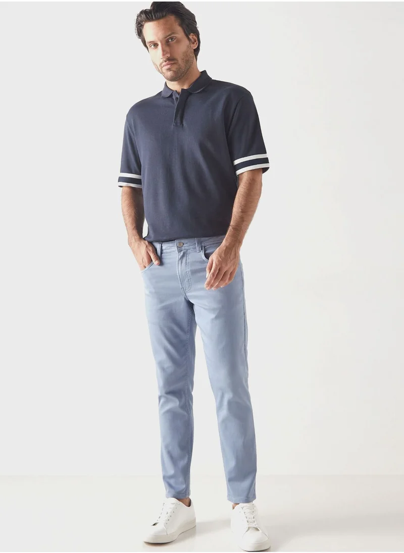 Iconic Straight Fit Light Wash Jeans