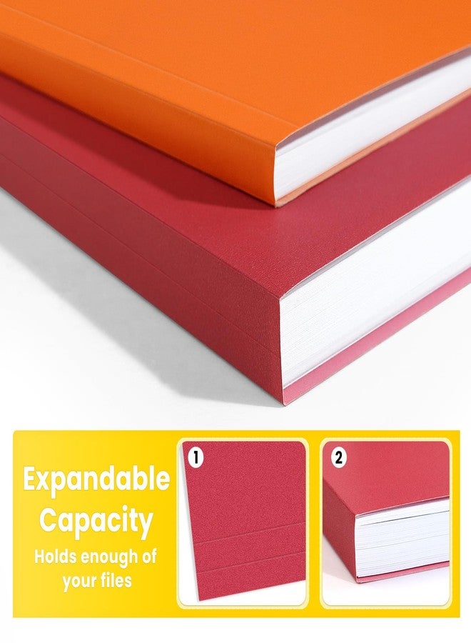 SUNEE File Folders, 120 Pack Manilla Folders 8.5 x 11, Colored File Folders Home Office School Supplies for Documents Files Paper, 6 Assorted Colors - Image 5