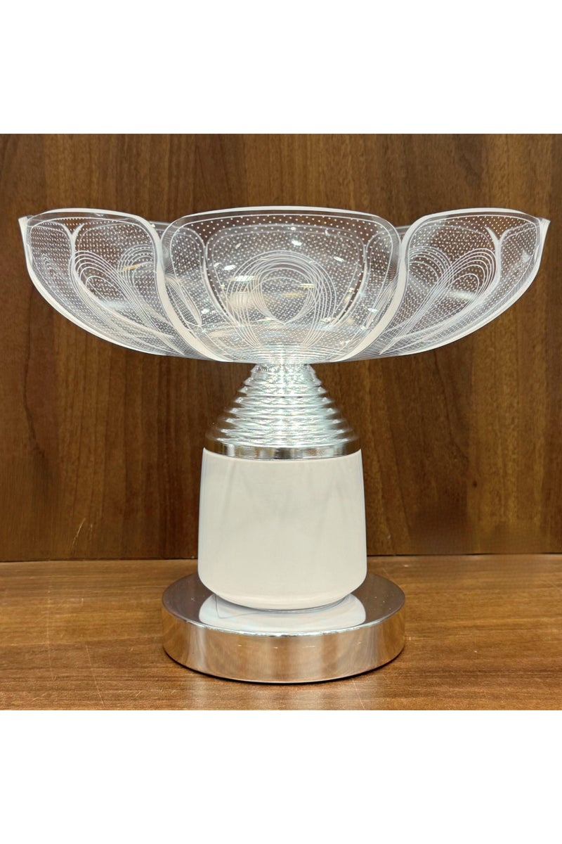 القناص حامل حلويات متوسط من الأكريليك عالي الجودة بقاعدة متينة | مثالي لتقديم الشوكولاتة والحلويات  | مناسب للاستخدام في المنزل والحفلات والمناسبات الخاصة - Image 3