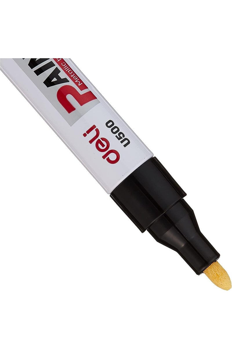 Deli Paint Marker - Black (EU500-BK) - Image 3