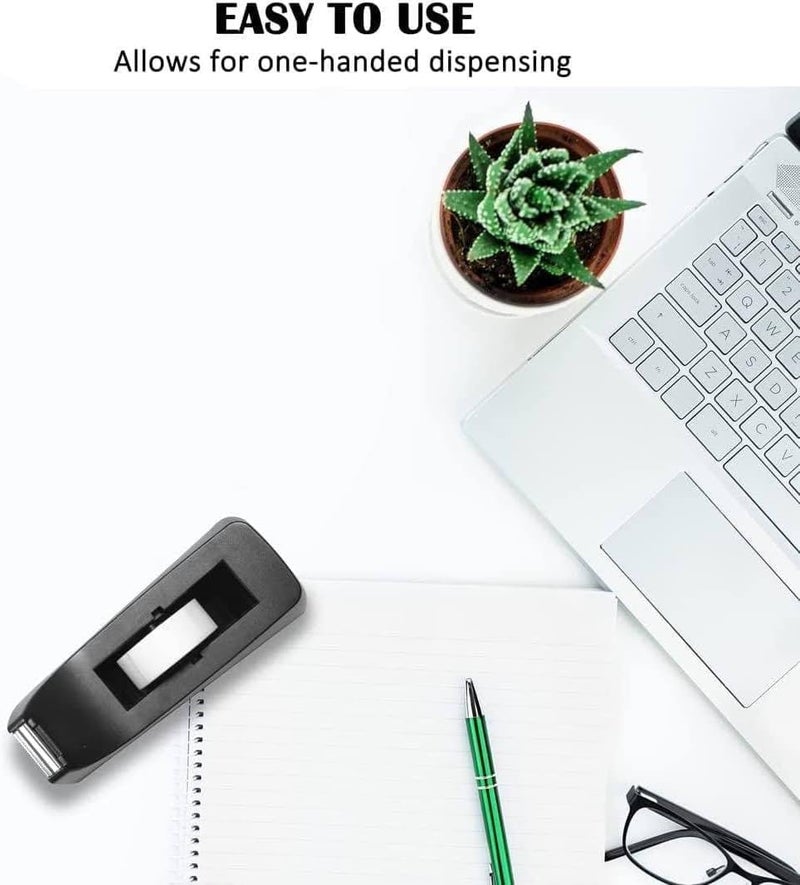 مارك موزع شريط لاصق للمكتب، قاعدة غير قابلة للانزلاق، موزع لفافات شريط لاصق للمدرسة والمنزل والمكتب - Image 3