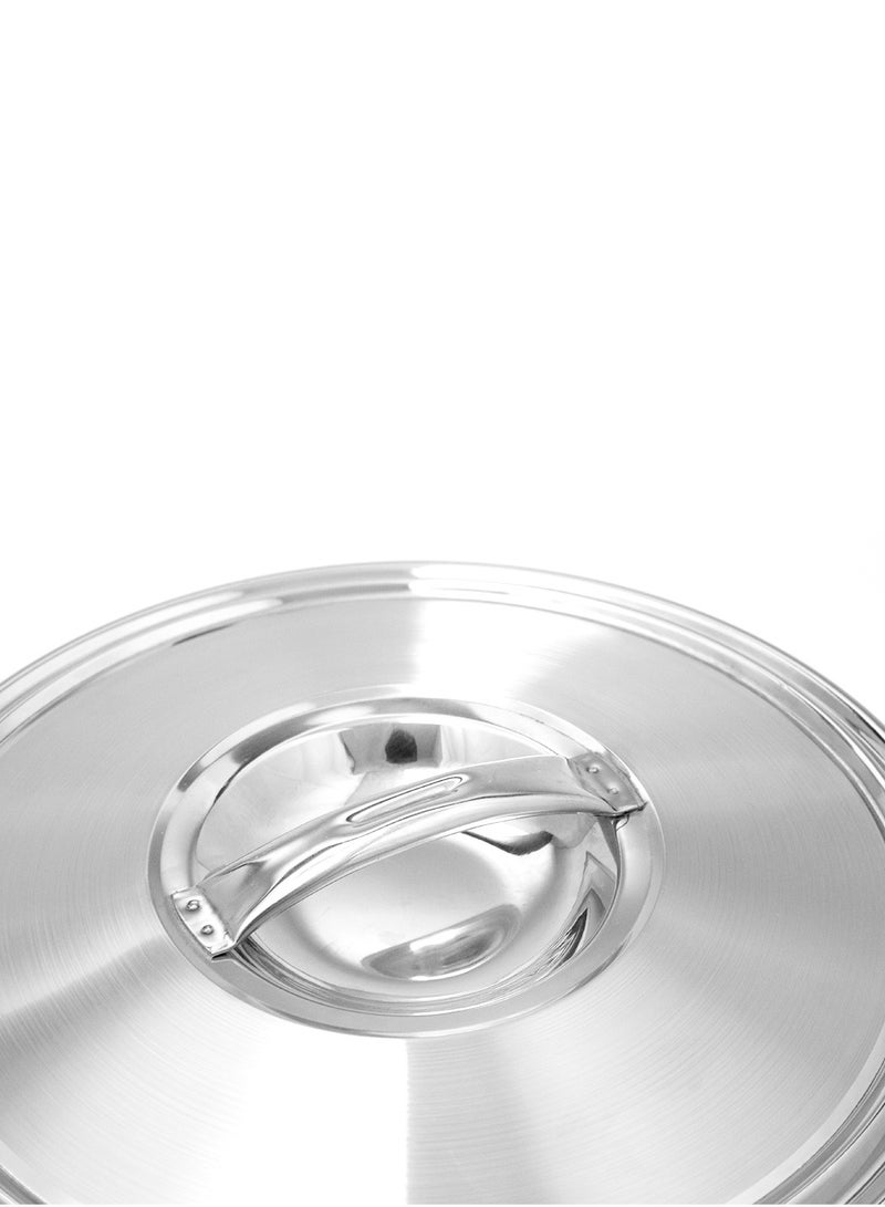 Stride 3500ml Stainless Steel Silver Touch Casserole Hotpot Set for Elegant Dining, Thermal Insulated Food Warmer Serving Dish with Lid and Sturdy Handles for Home Kitchen Catering - Image 4