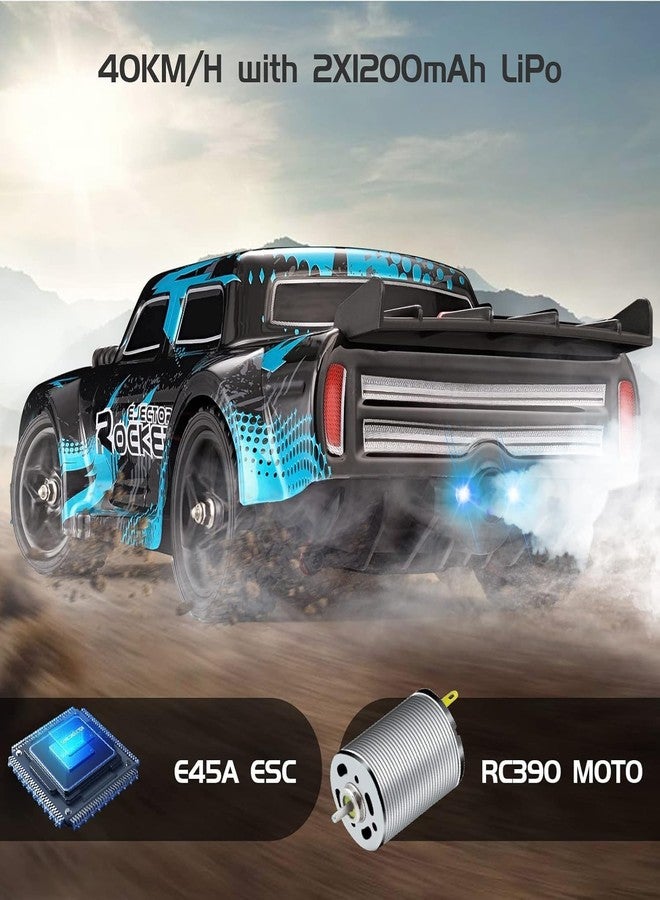 SKYBUCKET RC Off-Road Truck, RC Car, Remote Control Car, Full Proportional 1/16 2.4GHz 4WD RC Truck, 15km/h RC Climbing Car RTR for Beginners (High Speed Racing/Drifting Car) - Image 3
