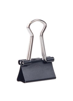 Deli Deli Binder Clips - 15mm, Black, Rust-Resistant, E38566  - Image 2