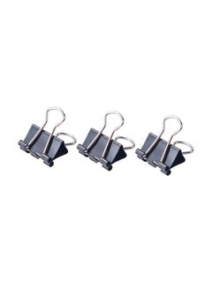 Deli Deli Binder Clips - 15mm, Black, Rust-Resistant, E38566  - Image 4