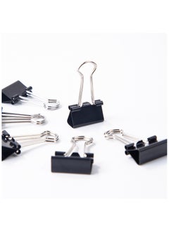 Deli Deli Binder Clips - 15mm, Black, Rust-Resistant, E38566  - Image 5