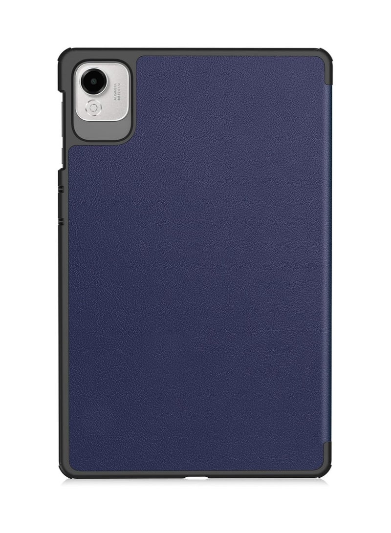VKL Leather Case Compatible with Honor Pad X9a 11.5 Inch 2025 Released, Lightweight Hard Shell Folio Slim Protective Cover with Multi-Angle Stand Cover with Auto Wake/Sleep (Dark Blue) - Image 3