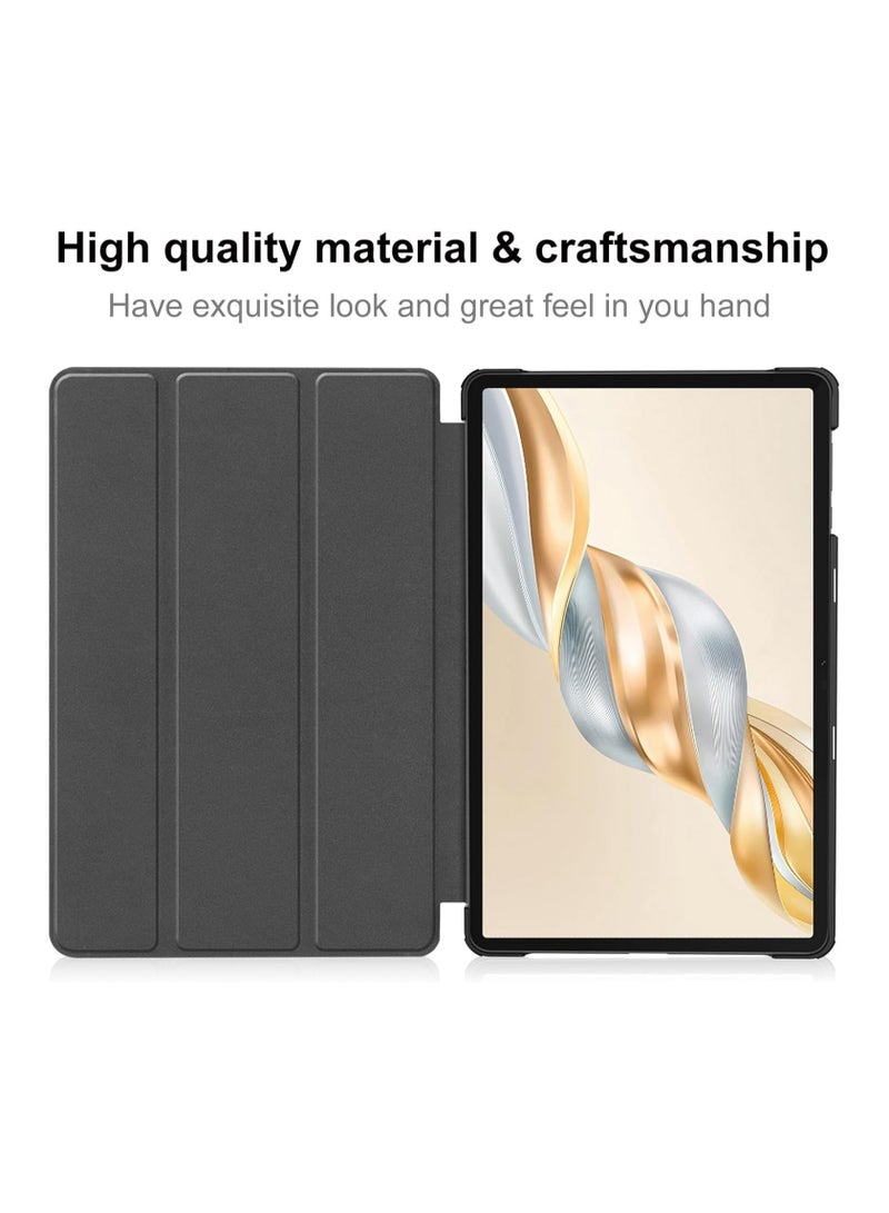 VKL Leather Case Compatible with Honor Pad X9a 11.5 Inch 2025 Released, Lightweight Hard Shell Folio Slim Protective Cover with Multi-Angle Stand Cover with Auto Wake/Sleep (Dark Blue) - Image 4