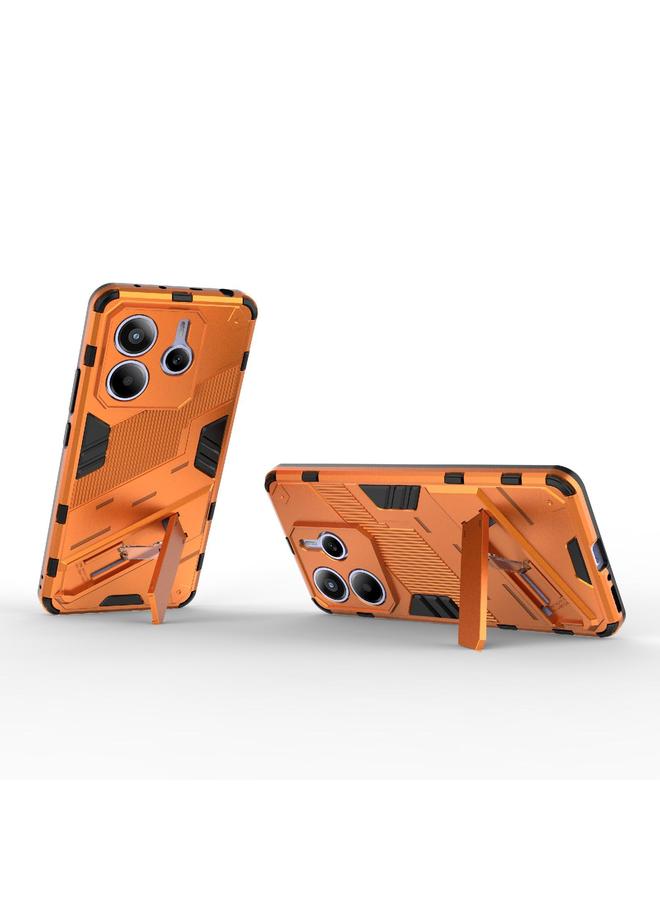 S-TOP Case For Redmi Note 14 5G Punk Armor 2 in 1 PC + TPU Phone Case with Holder - Image 4