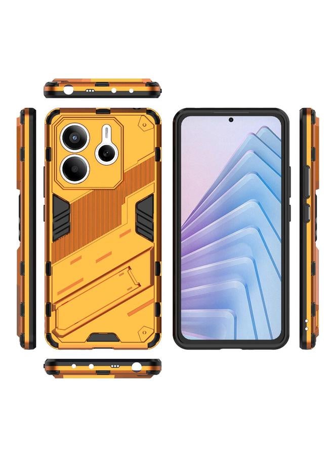 S-TOP Case For Redmi Note 14 5G Punk Armor 2 in 1 PC + TPU Phone Case with Holder - Image 3