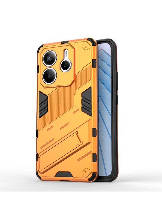 S-TOP Case For Redmi Note 14 5G Punk Armor 2 in 1 PC + TPU Phone Case with Holder - Image 1