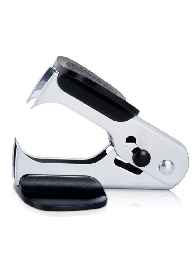 Deli Desk Stapler Set Includes Stapler, Staple Remover, Belt 640 Pieces Standard 24/6 Staples 1-25 Page Capacity Small Manual Stapler Suitable for Office School Students Three-in-One Set Black - Image 2