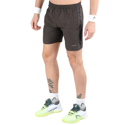 Head HPS-1103 Polyester Tennis Shorts for Mens, Size - Small, Colour - Charcoal - Image 1